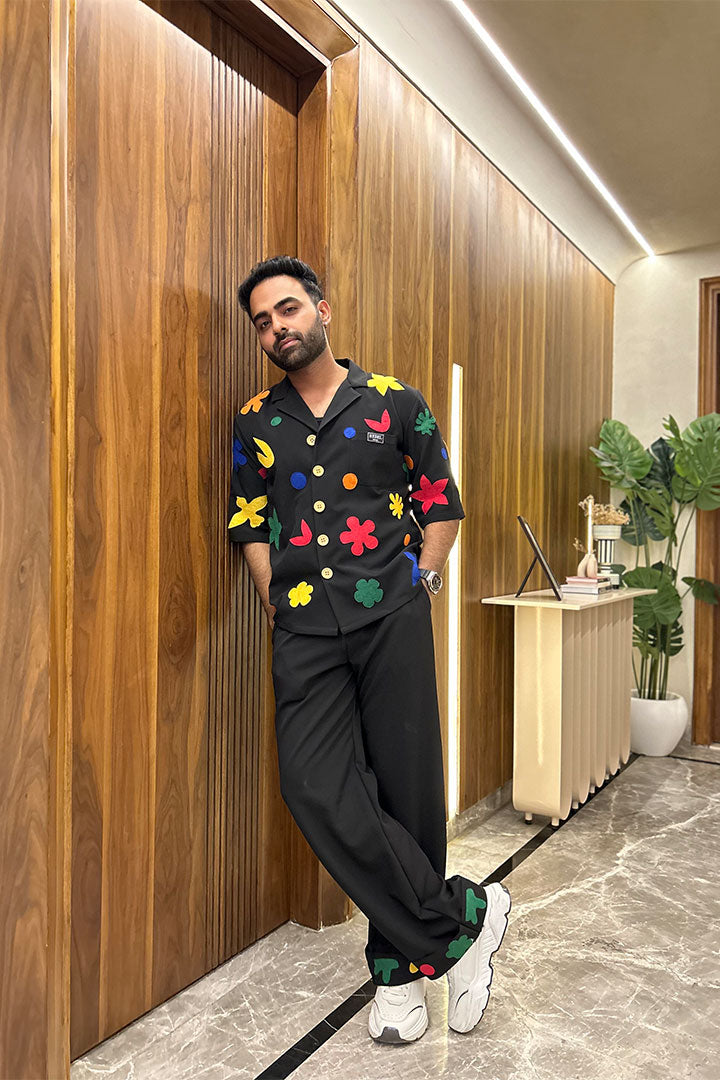 3D Patch Play Unisex Co-ord - Half