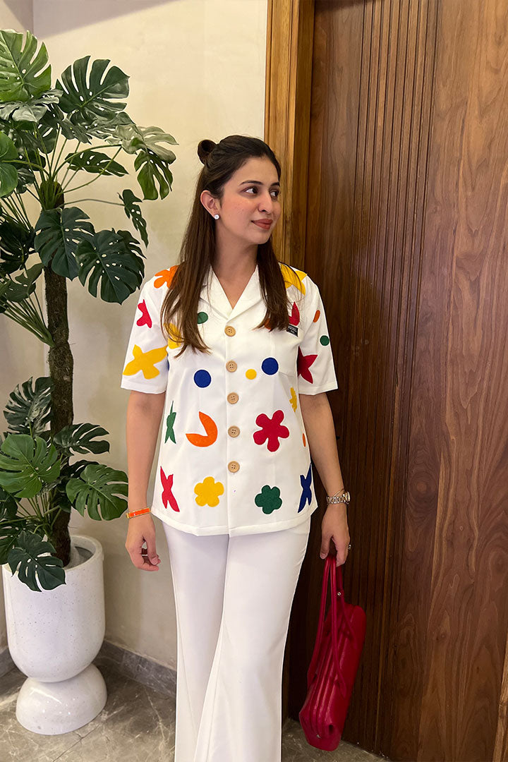 3D Patch Play Unisex Co-ord - Half