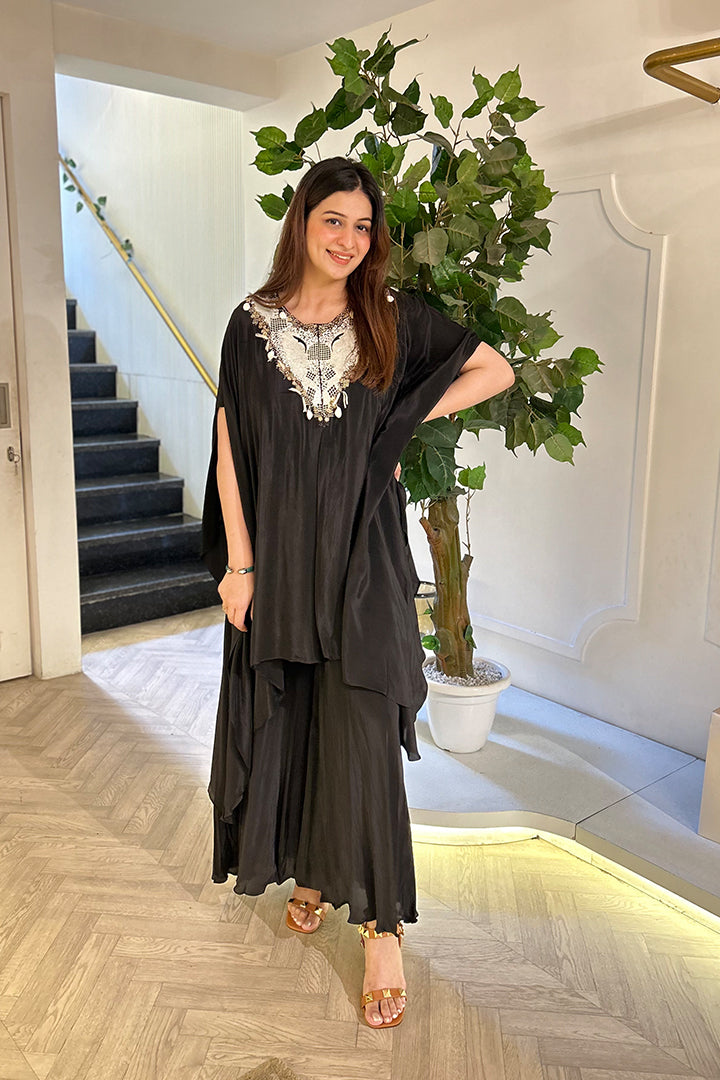 Noir Luxe Kaftan Co-ord
