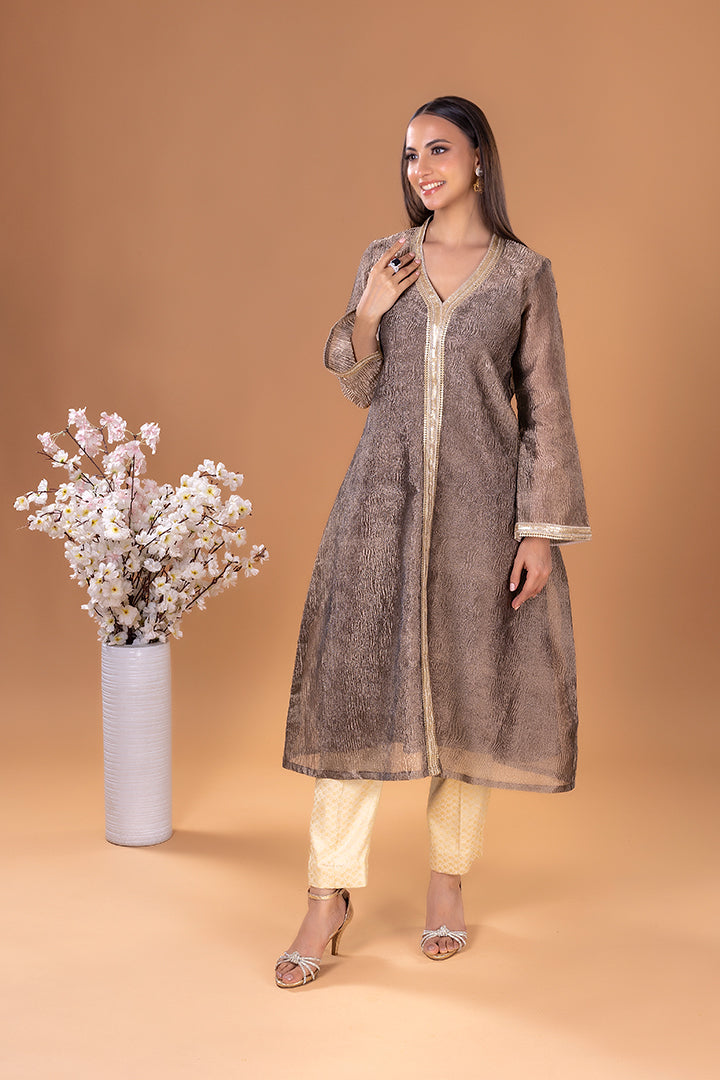Pakeezah Copper	Anarkali Kurta (Only Kurta)