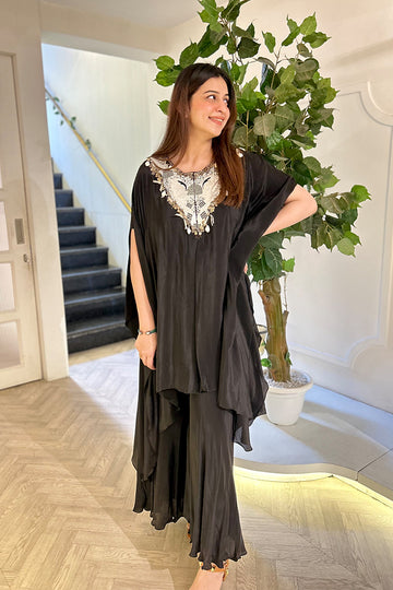 Noir Luxe Kaftan Co-ord