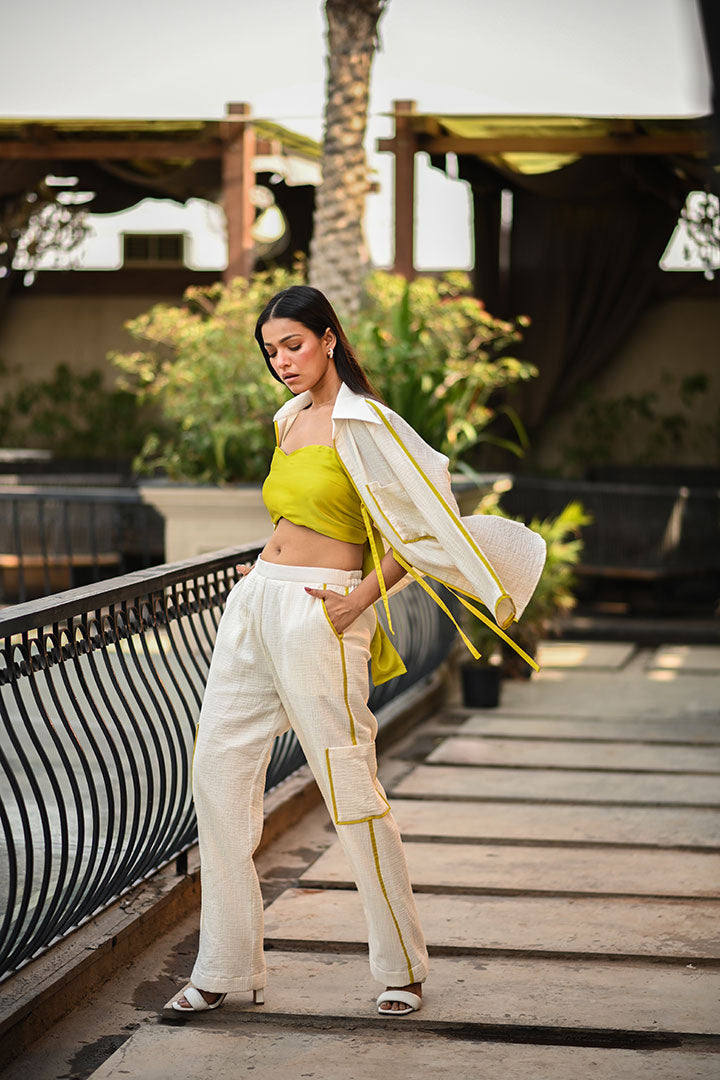 Sunlit Co-Ord With Bustier