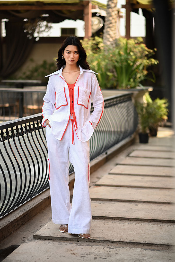 Sunlit Co-Ord With Bustier