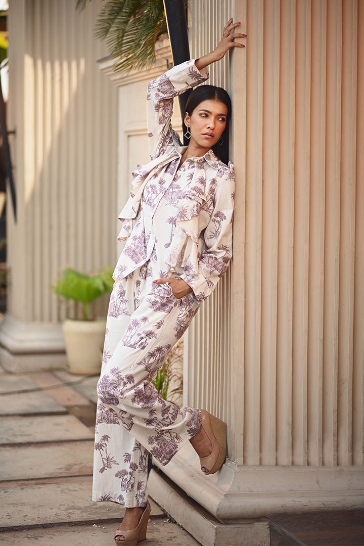 Anisa Toile Ruffle Co-Ord