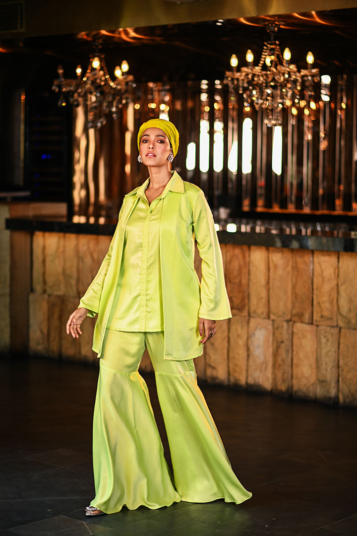 Scarlet Satin Co-Ord