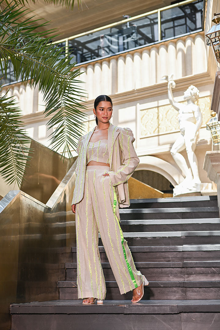 Aurora Neon Beige Co-ord