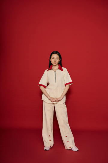 Bone Crimson Unisex Co-ord
