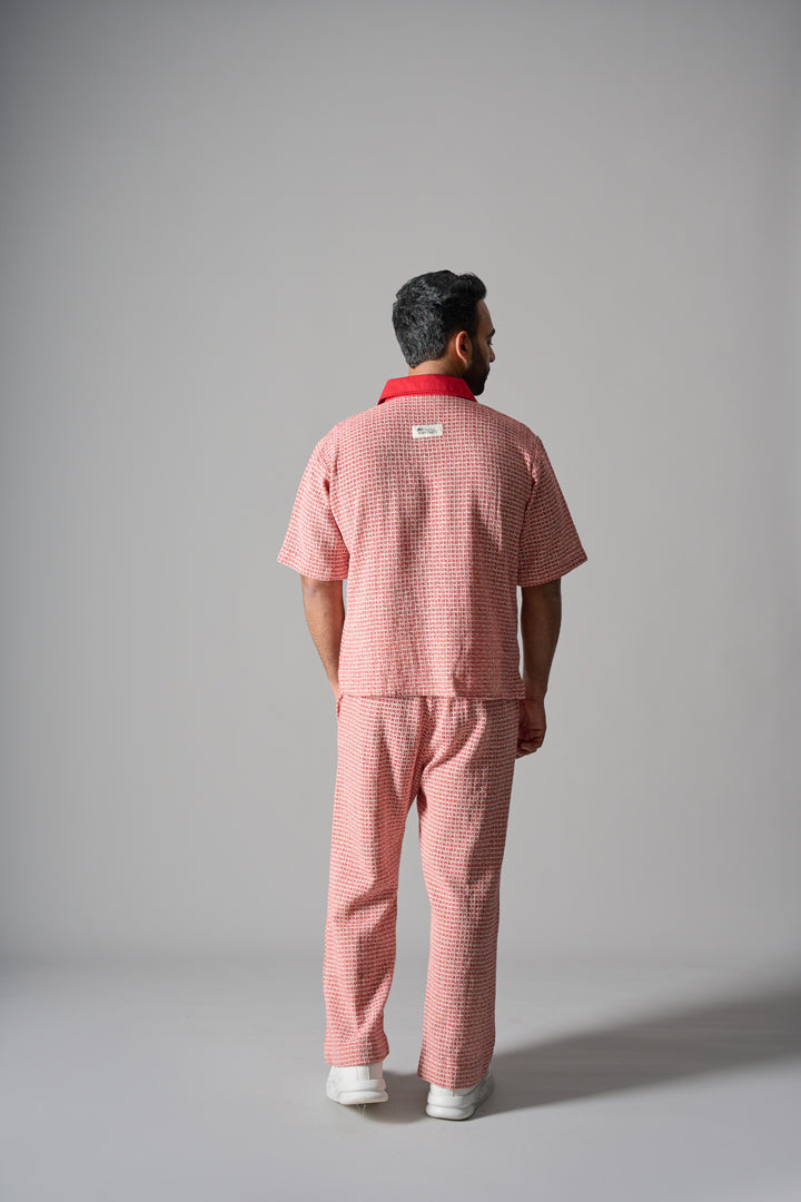 Crimson Knitted Unisex Co-ord